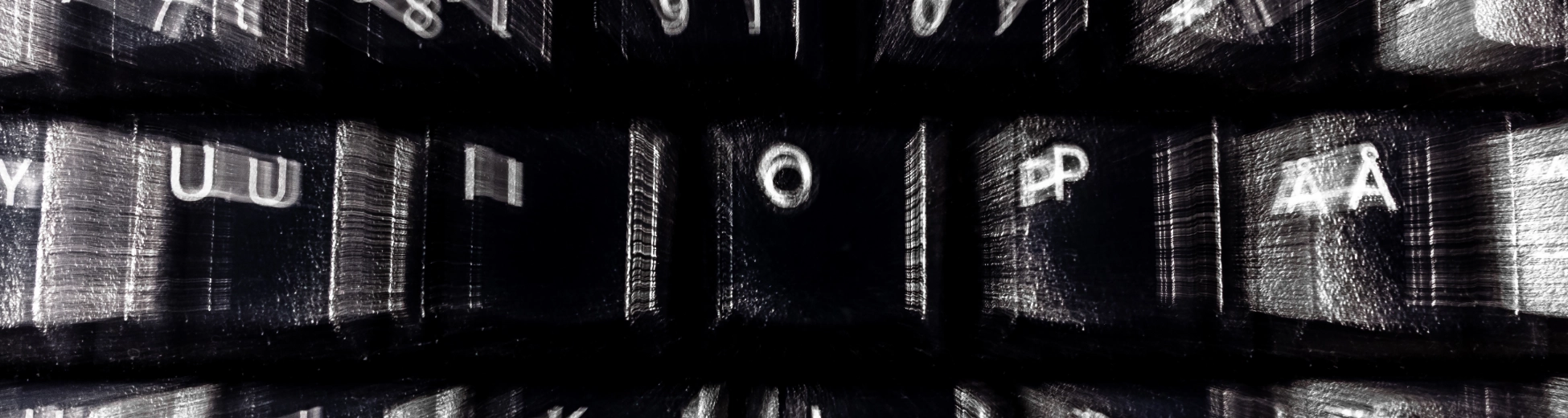 Camera Zoom Burst on a Microsoft Computer Keyboard in Tuntorp 4 by W. Carter